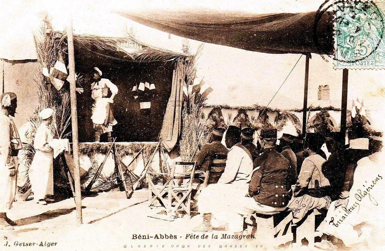 Beni-Abbes - Tirailleurs Algeriens - Fete de la Mazagran.jpg